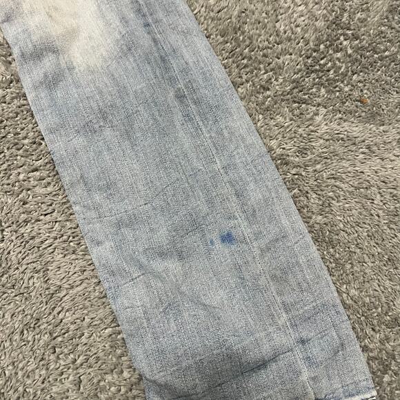 BKE Jeans Mens 28 (28x31) Alec Straight Thick Stitch Western Blue Denim Pant - Picture 3 of 12